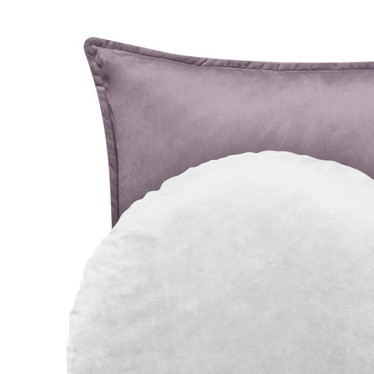 Bettie Warm White Velvet Round Throw Pillow 16 + Reviews