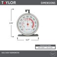 thumbnail image 3 of Termómetro para Horno Taylor 5932 Acero Inoxidable Esfera de 8 cm Paquete de 2, 3 of 5