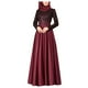 thumbnail image 1 of Vestido caftán musulmán para mujer: jilbab árabe abaya con costuras de encaje islámico, vestido largo de manga larga, 1 of 4