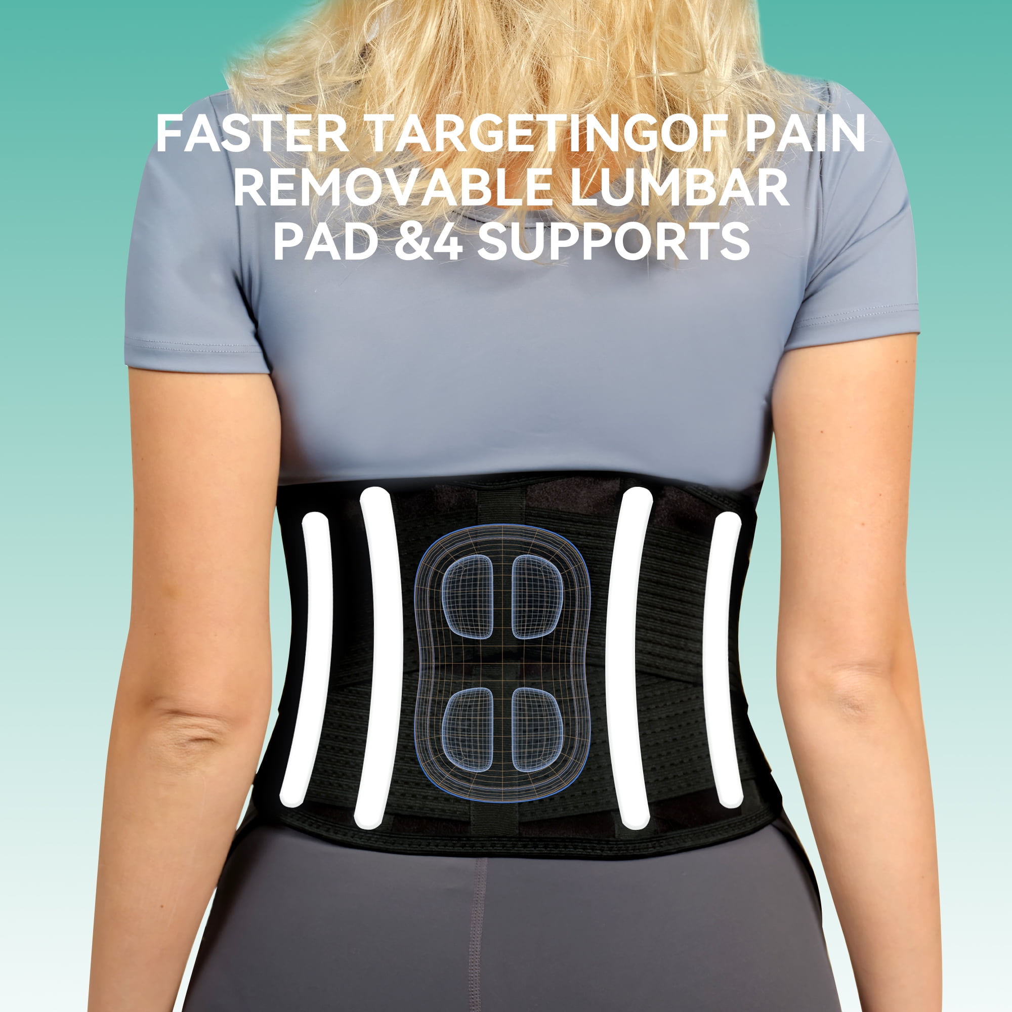 Back Brace for Lower Back Pain Relief ,Back Support Belt, Lumbar Braces for Pain Relief,Breathable Design With Lumbar Support Pad