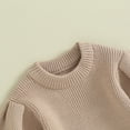thumbnail image 5 of Bagilaanoe Newborn Baby Boys Girls Knitted Romper Sweater Long Sleeve Bodysuits Pullover 3M 6M 12M 18M Infant Warm Jumpers Tops Fall Loose Knitwear, 5 of 7
