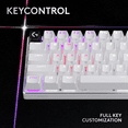 thumbnail image 5 of Logitech G PRO X 60 LIGHTSPEED Wireless Gaming Keyboard, GX Optical Tactile Switches, White, 5 of 11