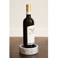 thumbnail image 3 of Fox Run Marble Wine Coaster, White, 3 of 3