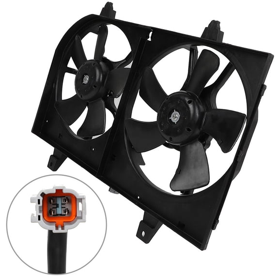 AUTOMUTO Radiator Cooling Fan fit for 2002 2003 2004 Infiniti I35 for Nissan Maxima