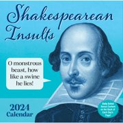 Andrews McMeel Publishing, Shakespearean Insults 2024 Desk Calendar