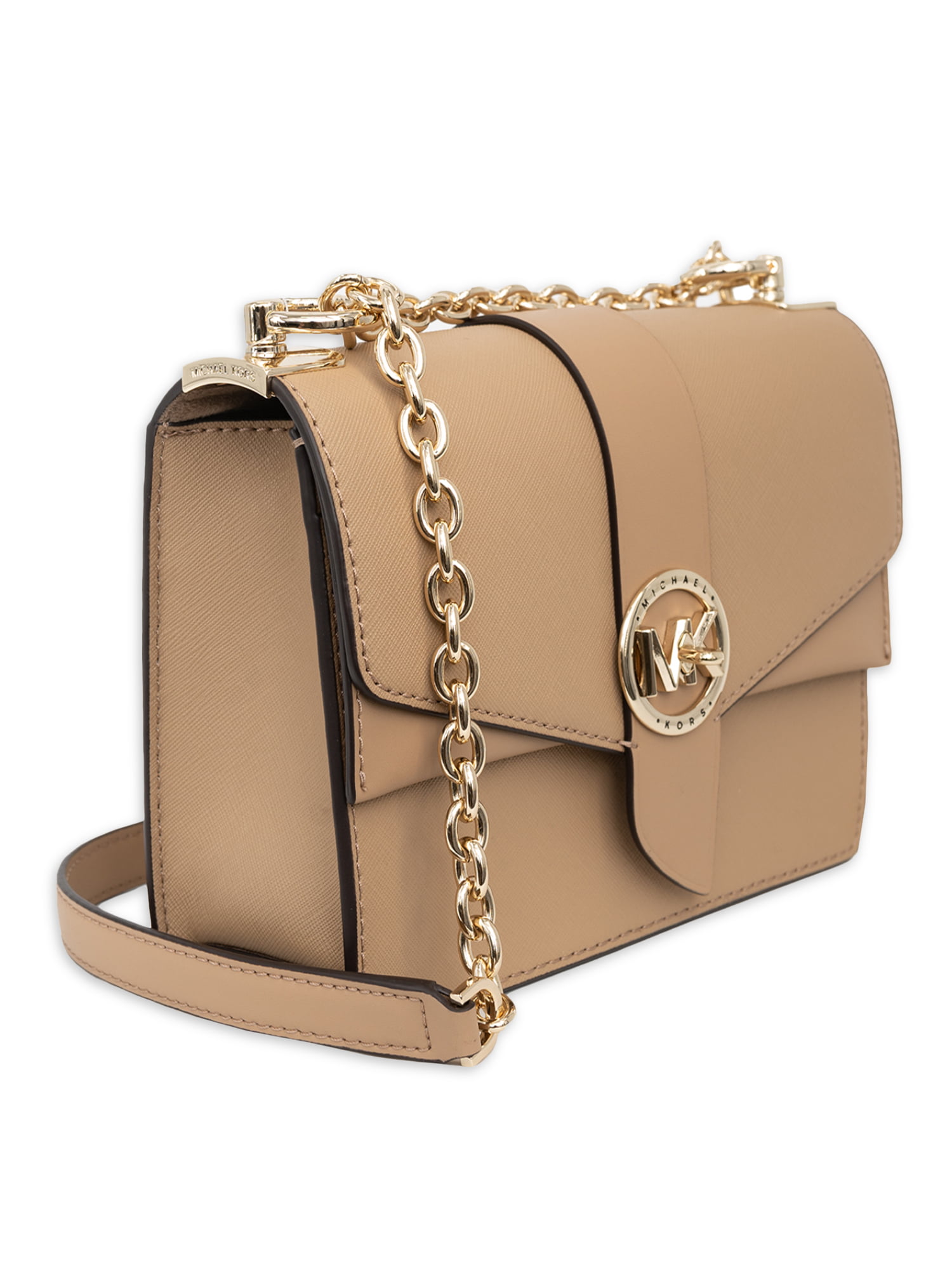 Buy Michael Kors Marilyn Small Colorblock Saffiano Leather Crossbody Bag, Camel Color Women