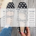 thumbnail image 3 of YgkuHd Slip-On Loafers for Women Retro Polka Dot Bowknot Square Toe Satin Shoes with Breathable Cotton Blend Upper, Trendy Plus Size Casual Footwear,Black_37, 3 of 5