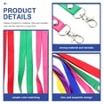 thumbnail image 2 of 6Pcs Colorful Lanyard Neck Lanyard Badge Card Ribbon Badge Cards Lanyards for Work Cards, 2 of 9