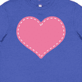 thumbnail image 4 of Inktastic Pink Heart (Stitch Border) Youth T-Shirt, 4 of 5