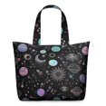 thumbnail image 1 of Outer Space Celestial Themed Weekender Bag Multipurpose Travel Tote with Large Capacity, Lightweight Airplane Friendly for Short Trips Yoga, 1 of 5