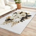 thumbnail image 2 of White Roses Rug 2x3 Area Rugs, Floral Rugs for Entryway, Flower Carpet for Bedroom Living Room, Machine Washable Non-Slip Indoor Door Mat, Soft Low Pile Area Rug, Small Decorative Rug d&ip284, 2 of 6