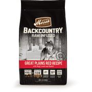 Merrick Backcountry Grain-Free Raw Infused Great Plains Red Recipe Dry Dog Food, 12 lb