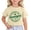Beige, variant on Girls Tops Graphic T Shirts St. Patrick'S Day Eisure Tees Thin Comfy Hanging Out Crewneck T-Shirt Tshirt Blouse Casual Tops