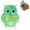 Green, variant on 1 count Soft Stretchy Owl Ball, -Shaped Grip Strengthener | Hand Owl Squishy Ball, Flexible Stretch Design for Finger Wrist Strength Hand Workout Tool