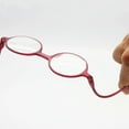thumbnail image 4 of Lunettes de Lecture Rétro Incassables Flexibles + 1,0 à + 3,5 Monture Ronde Lecteur de Poche Geek Nerd, 4 of 5