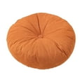 thumbnail image 1 of Cojín redondo para el suelo, cojín suave para sentarse en el suelo, ideal para el sofá o la silla de casa. Naranja, 1 of 9