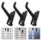 thumbnail image 2 of 10 ganchos de pared resistentes para herramientas de garaje, accesorios de tablero perforado para organizar palas, rastrillos, escaleras y sillas plegables., 2 of 5