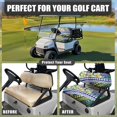 thumbnail image 4 of HUIACONG Sea Star Swirl Golf Cart Accessories Universal Fit for Club Car 2-Seat Golf Cart, 2-Person Universal Fit Breathable Golf Cart Seat Covers 2 Piece Easy to Install, 4 of 7
