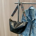 thumbnail image 1 of Bolso Bandolera Bolso bandolera de moda Bolso de hombro simple de gran capacidad para mujer para el trabajo (negro), 1 of 8