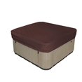 thumbnail image 1 of LLC Brown Waterproof Square Outdoor Spa Hot Tub Cover Polyester (210*210*30cm), 1 of 4