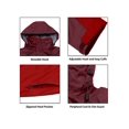 thumbnail image 3 of Little Donkey Andy Men's Waterproof Rain Jacket Outdoor Rain Shell Coat for Hiking,Golf,Travel red/Tango Red S, 3 of 7