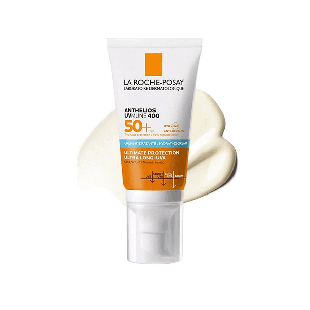 Protector solar La Roche Posay Anthelios UV Mune 400 Toque Seco facial para piel grasa FPS50 50ml