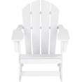 thumbnail image 3 of HDPE Adirondack Rocking Chair (White), 3 of 3