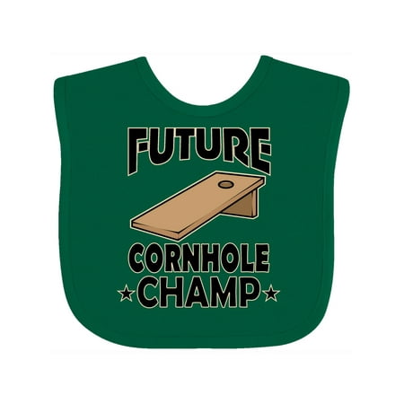 

Inktastic Future Cornhole Player Gift Baby Boy or Baby Girl Bib