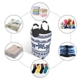 thumbnail image 5 of Bingfone Sea Underwater Turtles Laundry Hamper,Large Canvas Fabric Lightweight Storage Basket Toy Organizer Dirty Clothes Collapsible, 5 of 6