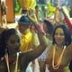 thumbnail image 5 of Decoración del hogar, decoración de habitaciones, decoración de paredes Collar de cuentas de Mardi Gras Collar de fiesta navideña de Orleans Cuentas artificiales, 5 of 6