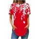 thumbnail image 1 of Blusas de Manga Corta para Mujeres Vendidas Cuello Redondo Casual, Top de Algodón de Imitación para el Hogar Y el Uso Diario, 1 of 3