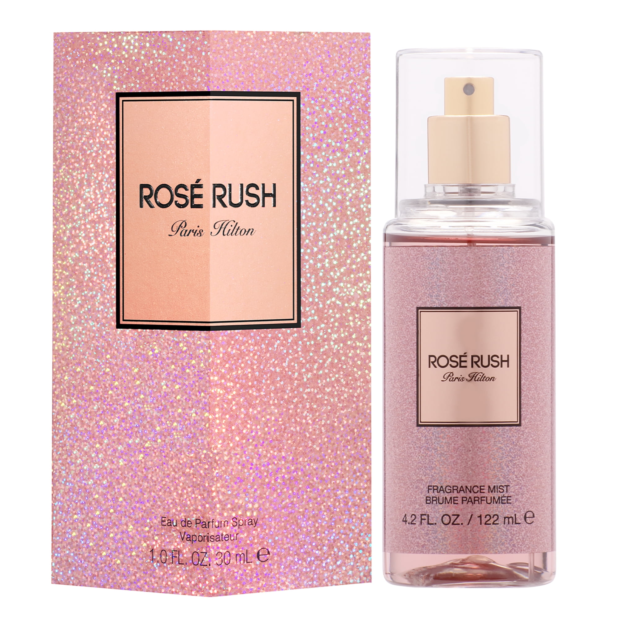 Paris Hilton Rose Rush Eau de Parfum, Perfume for Women, 1.0 fl oz with Bonus 4.2 fl oz Body Mist
