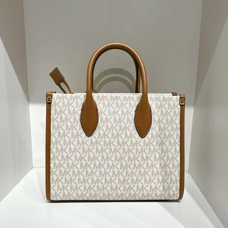 Michael Kors Mirella Small Crossbody Bag - Vanilla, Logo