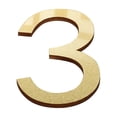 thumbnail image 2 of BKER Acrylic Three Digital Sticker Antique Bronze Gold/silver White Modern Style A Unique Combination Of Multifunctional Signage, 2 of 5