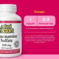 thumbnail image 3 of Natural Factors Glucosamine Sulfate, Supports Healthy Joint Mobility, Cartilage and Connective Tissue, 180 Capsules, 3 of 7