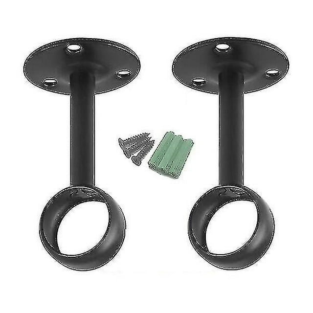 Soporte de techo para barras de cortina de 2,5 cm de diámetro