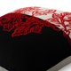 thumbnail image 3 of Fundas de cojín decorativas de patchwork, funda de almohada de seda de 45 x 45 cm (18 x 18 pulgadas), cuadradas en blanco y negro con bordado floral, estilo moderno - Lovers In Japan, 3 of 3