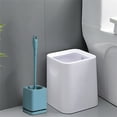 thumbnail image 2 of aoksee Toilet Brush, Bathroom Toilet Bowl Brush and Cleaner AntiSlip with Sturdy Soft Bristle Removable Water Drawer, 2 of 6