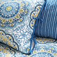 thumbnail image 4 of Cotton Bedding Set 6 Piece Reversible Daybed Cover Set Blue Daybed,Comforter Set, 4 of 7