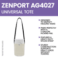thumbnail image 4 of Zenport AG4027 Universal Tote, White, 4 of 5