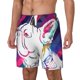 thumbnail image 1 of Fotbe Colorful Bulldog Traje de Baño para Hombre – Shorts de Natación de Secado Rápido con Forro y Bolsillos-Small, 1 of 6