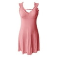 thumbnail image 4 of Tosmy Women Sexy Lingerie Mesh Lace Slip Dress Nightgown Sleepwear, 4 of 6