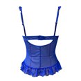 thumbnail image 5 of Gibobby Sujetador De Encaje Para Mujer Conjunto de sujetadores sexy súper push-up para mujer, lencería transparente, brasier de encaje y bragas a juego para mujer(Azul, M), 5 of 5