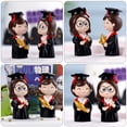 thumbnail image 4 of Graduación Decoración de pasteles encantador Doctor Muñeco Doll Adornment Decoraciones para hornear, 4 of 6