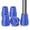 Blue, variant on SupreGear Cane Tips 3/4 inch Rubber Non-Slip Traction Tip, 4 Pack for Walking Canes