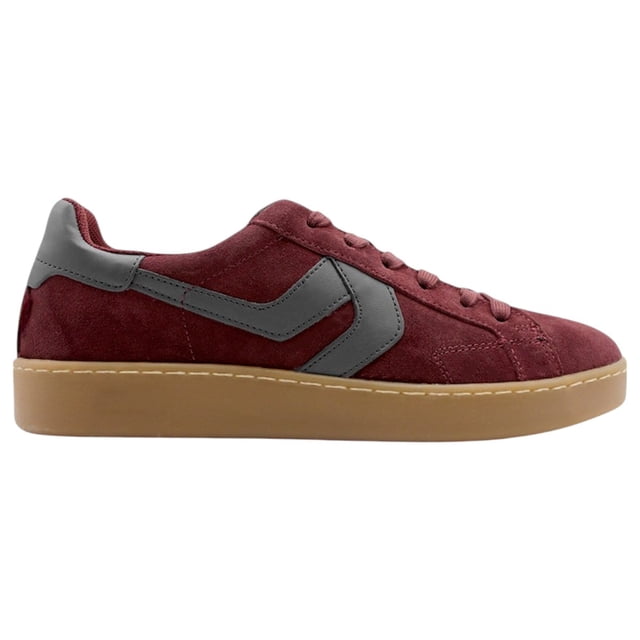 Tenis con cordones Exterior Gamuza Color Rojo Para Hombre De RBCOLLECTION
