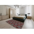thumbnail image 5 of Ahgly Company Machine Washable Indoor Rectangle Transitional Night Red Area Rugs, 5' x 8', 5 of 7