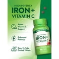thumbnail image 5 of Iron Plus Vitamin C Tablets | 65mg of Iron | 90 Count | Gluten Free | by Nature's Truth, 5 of 7