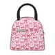 thumbnail image 1 of Fotbe Pink bows Bolsa de Almuerzo con Estampado, Lonchera Aislada, Contenedor de Comida Reutilizable Tipo Cooler a Prueba de Fugas, 1 of 6