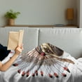 thumbnail image 3 of Pug Soft Flannel Fleece Blanket, Portrait of a Dog Native with Bonnet Hand Drawn Illustration of Fun Animals Design, Cozy Plush for Indoor and Outdoor Use, 70" x 90", Red Black Tan, by Ambesonne, 3 of 5